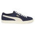Фото #1 товара Puma Suede Vtg Hairy Lace Up Mens Blue Sneakers Casual Shoes 38569805