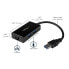 StarTech.com USB 3.0 to Gigabit Network Adapter with Built-In 2-Port USB Hub - Wired - USB - Ethernet - 5000 Mbit/s - Black