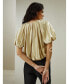 Фото #1 товара Блузка LilySilk с короткими рукавами и водяным блеском для женщин
