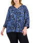 Фото #1 товара Plus Size Glamorous Garden Utility Top, Created for Macy's