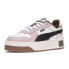 Фото #4 товара Puma Carina Street Perforated Platform Womens Pink, White Sneakers Casual Shoes