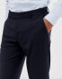 ASOS DESIGN skinny smart trousers in navy