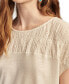 Фото #4 товара Women's Schiffly Embroidered Dolman-Sleeve Top