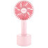 Фото #2 товара Вентилятор Unold Breezy Swing - Household blade fan - Pink - Table - 120° - Buttons - Battery