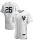 Men's Dj Lemahieu White, Navy New York Yankees Home Authentic Player Jersey