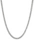 ფოტო #1 პროდუქტის Wheat Link 24" Chain Necklace (2-1/2mm) in 18k Gold-Plated Sterling Silver or Sterling Silver