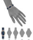 ფოტო #4 პროდუქტის Women's Three-Hand Quartz Navy Ceramic Bracelet Watch, 27mm