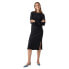 VERO MODA Lefile Long Sleeve Midi Dress