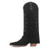 Фото #3 товара Dingo Spirit Trail Studded Embroidered Snip Toe Cowboy Womens Black Casual Boot