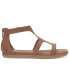 Women's Nayda T-Strap Gladiator Flat Sandals