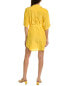 Фото #2 товара Equipment Mila Silk Shirtdress Women's Yellow S