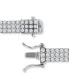 ფოტო #4 პროდუქტის Cubic Zirconia Multi-Row Statement Bracelet in Sterling Silver
