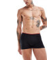 ASOS DESIGN 2 pack trunks in black and burgundy