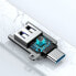 Фото #3 товара Adapter przejściówka USB 3.2 Gen 1 męski - USB-C żeński czarny