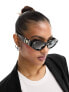 Фото #1 товара Versace slim cateye sunglasses in black