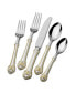 Фото #1 товара Wallace Napoleon Bee Gold Accent 45 Piece Flatware Set, Service for 8