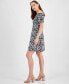 Фото #4 товара Women's Off-The-Shoulder Jersey A-Line Dress