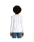 Women's Tall Relaxed Supima Cotton Long Sleeve V-Neck T-Shirt