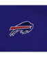 ფოტო #2 პროდუქტის Men's Royal Buffalo Bills Big and Tall Fleece Quarter-Zip Jacket