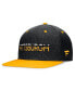 Фото #4 товара Men's Black, Gold Pittsburgh Penguins Authentic Pro Alternate Jersey Snapback Hat