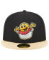 Фото #2 товара Men's Black Akron RubberDucks Theme Nights Akron Sauerkraut Balls 59FIFTY Fitted Hat