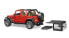 Bruder JEEP Wrangler Unlimited Rubicon - Black,Sand - Off-road vehicle model - Acrylonitrile butadiene styrene (ABS) - 3 yr(s) - 1:16 - JEEP Wrangler Unlimited Rubicon