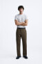 Straight-leg technical trousers