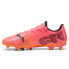 Фото #3 товара Puma Future 7 Play Firm GroundAg Soccer Cleats Mens Orange, Pink Athletic Sneake