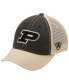 Men's Black and Tan Purdue Boilermakers Offroad Trucker Hat