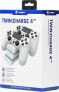 Snakebyte podwójna stacja ładująca TWIN:CHARGE 4 do padów PS4 biała