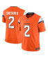 Фото #1 товара Nike Men's Patrick Surtain II Orange Denver Broncos Vapor F.U.S.E. Limited Jersey