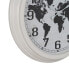 Фото #4 товара Настенное часы Карта Мира Белый Чёрный Железо 70 x 70 x 6,5 cm