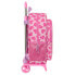 School Rucksack with Wheels Barbie Love Pink 33 x 42 x 14 cm