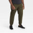 Фото #1 товара Men's Big Utility Tapered Jogger Pants - All in Motion Olive Green 2XL