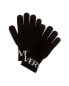 Versace Intarsia Knit Logo Wool-Blend Gloves Men's