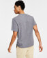 Men's Space-Dye Split T-Shirt, Created for Macy's