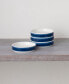 ColorStax Stripe Mini Plates, Set of 4 - фото #4