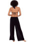 Lauren Ralph Lauren Womens Crinkle Pants Cover Up Swimwear Black Size XS (US 4)