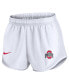 Women's White Ohio State Buckeyes Primetime Tempo Performance Shorts