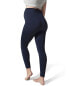 BLANQI 294944 Maternity Leggings, Over The Belly Pregnancy (Navy, Large)