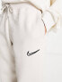 Фото #3 товара Nike Midi Swoosh phoenix fleece joggers in light orewood brown