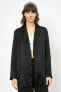 Фото #3 товара Куртка Koton Satin Pocket Detail Long Sleeve Coat