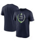 Men's College Navy Seattle Seahawks Icon Legend Performance T-shirt