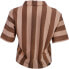 Фото #4 товара Топ PUMA Downtown Striped Towelling Cropped Polo Brown