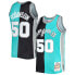 MITCHELL & NESS NBA SPLIT SWINGMAN JERSEY SAN ANTONIO SPURS 1998 DAVID ROBINSON