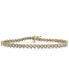 ფოტო #1 პროდუქტის Diamond Twist Link Tennis Bracelet (1 ct. t.w.) in 10k White or 10k Yellow Gold, Created for Macy's