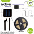 AKTIVE Self Adhesive Multicolored Solar Led Strips