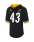 Фото #2 товара Men's Troy Polamalu Black Pittsburgh Steelers Retired Player Mesh Name and Number Hoodie T-shirt