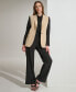 ფოტო #6 პროდუქტის Women's Colorblocked One-Button Blazer