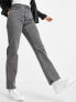 Topshop Dad jeans in smoke grey